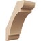 Ekena Millwork 5-inch W x 8-inch D x 12-inch H Olympic Rough Cedar Woodgrain TimberThane Knee Brace, Primed BRCUR05X08X12OLYRCPR - alternate 1
